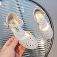 thumbnail image 4 of Baby Girl Childrens Rhinestone Decoration Princess Shoes Casual Buckle Sandals, 4 of 5