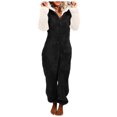 thumbnail image 2 of Combinaison à Manches Longues pour Femmes Combinaison à Capuche Pyjama Décontracté d'Hiver Chaud Combinaison de Nuit Combinaison pour Femmes en Liquidation, 2 of 6