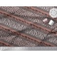 thumbnail image 2 of Soimoi Polyester Crepe Fabric Animal Skin & Animals Group Decor Fabric Printed Yard 42 Inch Wide, 2 of 3