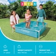 thumbnail image 3 of Intex Mini Frame Kids 4ft x 4ft x 12in Kiddie Swimming Pool, 2 Pack, 3 of 11