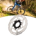 thumbnail image 4 of Disc Brake Rotor, Corrosion Proof Wear Proof Bike Disc Brake Rotor Average Stress Steel Reduce Heat Transfer  For Maintenance 140mm,160mm,180mm, 4 of 8