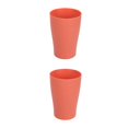 thumbnail image 1 of kurtrusly Wash Cup Multi-Functional Toothbrush Cups Reusable Simple Style Bottle Mug Washing Brush Holder Bathroom Accessories Orange 2Set, 1 of 1