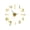 Gold, variant on Fwttom Comfortable and Diy Wall Clock Without Punching, Personalized Living Room, Bedroom Clock, Silent Digital Clock, Decorative Wall Sticker Clock