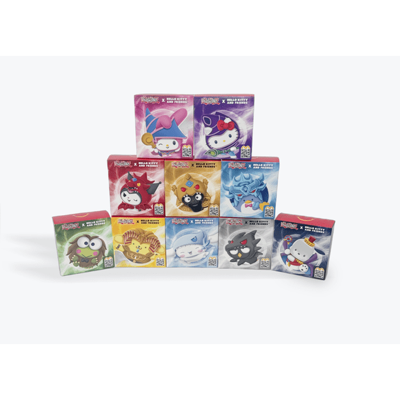 Yu-Gi-Oh x Hello Kitty & Friends x Figurines en Peluche de McDonald - Édition Limitée - Ensemble Complet de 10