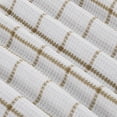 thumbnail image 5 of Fabstyles Cotton Solo Waffle Weave Kitchen Towels, Extra Large Dish Cloths, Super Absorbent and Quick Dry Tea Towels with Hanging Loop, 18x28 Inches, Set of 4, 5 of 5