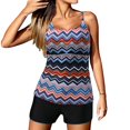 thumbnail image 3 of Tankini Bathing Suits For Women- Tummy Control Swimsuits Two Piece Swimwear Tank Top With Boyshorts, 3 of 8