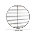 thumbnail image 2 of Grille Circulaire en Acier Inoxydable avec Barbecue Épais et Grille 304, 2 of 2
