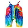 thumbnail image 2 of Toddle Sleeveless Jumpsuit with Tie-dye Pattern Printing Elastic Closure Clothing, 2 of 2