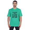 thumbnail image 1 of Inkmeso T-shirt à Col Rond pour Homme, Graphique Imprimé « J'ai Demandé à Dieu Mon Meilleur Ami, Il m'A Envoyé Mon Fils », Tee pour Père Fils Amour, 1 of 7