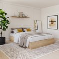 thumbnail image 4 of Nexera 3 Drawer King Size Storage Bed Frame, Maple, 4 of 8