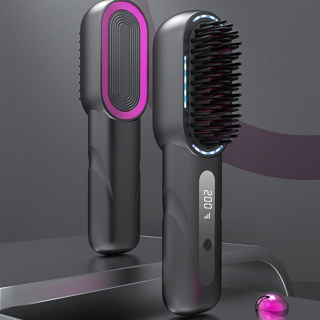 Negative Ion Hair Straightener Blue Light Hair Straightener Use Wireless Retractable Hair Straightener