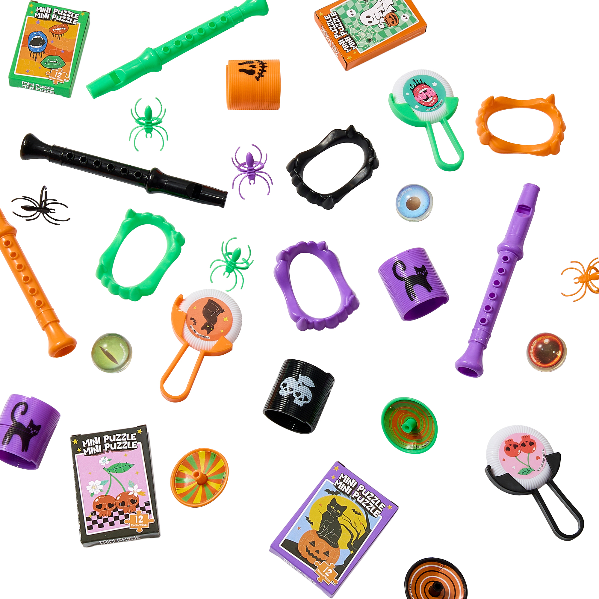 Multi Value Pack, 88 Pieces, Halloween, Party Favors, Halloween Collection, Ages 3+, by Way to Celebrate