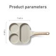 thumbnail image 2 of RKSTN Nonstick Frying Pan Three-Compartment Non-Stick Pan Kitchen Gadgets, 2 of 8