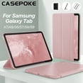 thumbnail image 2 of Pour Tablette Samsung Galaxy Tab S9 Plus 12,4 Po Étui Accessoires pour Samsung Galaxy Tab S9 S8 S7 S6 A7 A7 Tablette Étui de Protection Bleu Foncé Tab S7 Plus 12,4 Po, 2 of 6