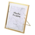 thumbnail image 4 of serony Creative Nordic Metal Glass Photo Frame Crafts Home Desktop Bedroom Decors L Golden, 4 of 8