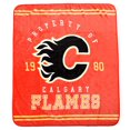 thumbnail image 2 of NHL Calgary Flames Luxury Velour Blanket, 2 of 2