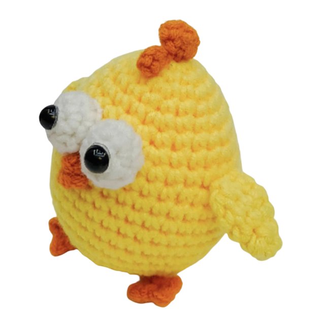 Abbracc Beginner Crochet Kit, Hand Knitting Toy, Crocheting Craft Starter Pack, Includes Chick