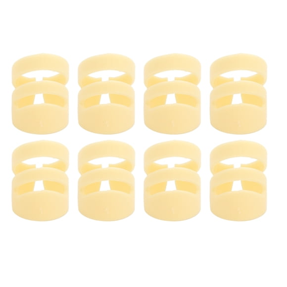 Finger Pick Kit, 8Pcs Tear-resistant 0.63in X 0.63in Stringed Instrument Picks Finger Pick Durable For Basses For Ukulele For Guitars 6L+2M,2L+6M