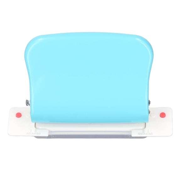 Coil Book Hole Puncher, Effortless Clamshell Plastic Tray All Metal Lacquered Body Paper Spiral Binder Machine with Scale Line for School for A4 A5 A6 A7
