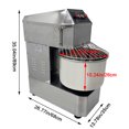 thumbnail image 2 of 30L Double Action Double Speed Electric Dough Mixer Flour Mixing Machine Stainless Steel 110V, 2 of 11