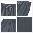 thumbnail image 4 of yardsong Pantalon Médical de Jogging Extensible Taille Haute pour Femme - Pantalon Athlétique Médical Léger à Cordon, Bas Resserré, Gris Foncé, TP, 4 of 8