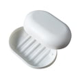 thumbnail image 1 of RXIRUCGD Plastic Bathroom Shower Soap Box Tray Dish Storage Holder Plate Home Travel, 1 of 2