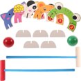 thumbnail image 1 of CTIRCHIU 1 Set of Lawn Croquet Set Synthetic Material Assorted Color for Children, 1 of 5