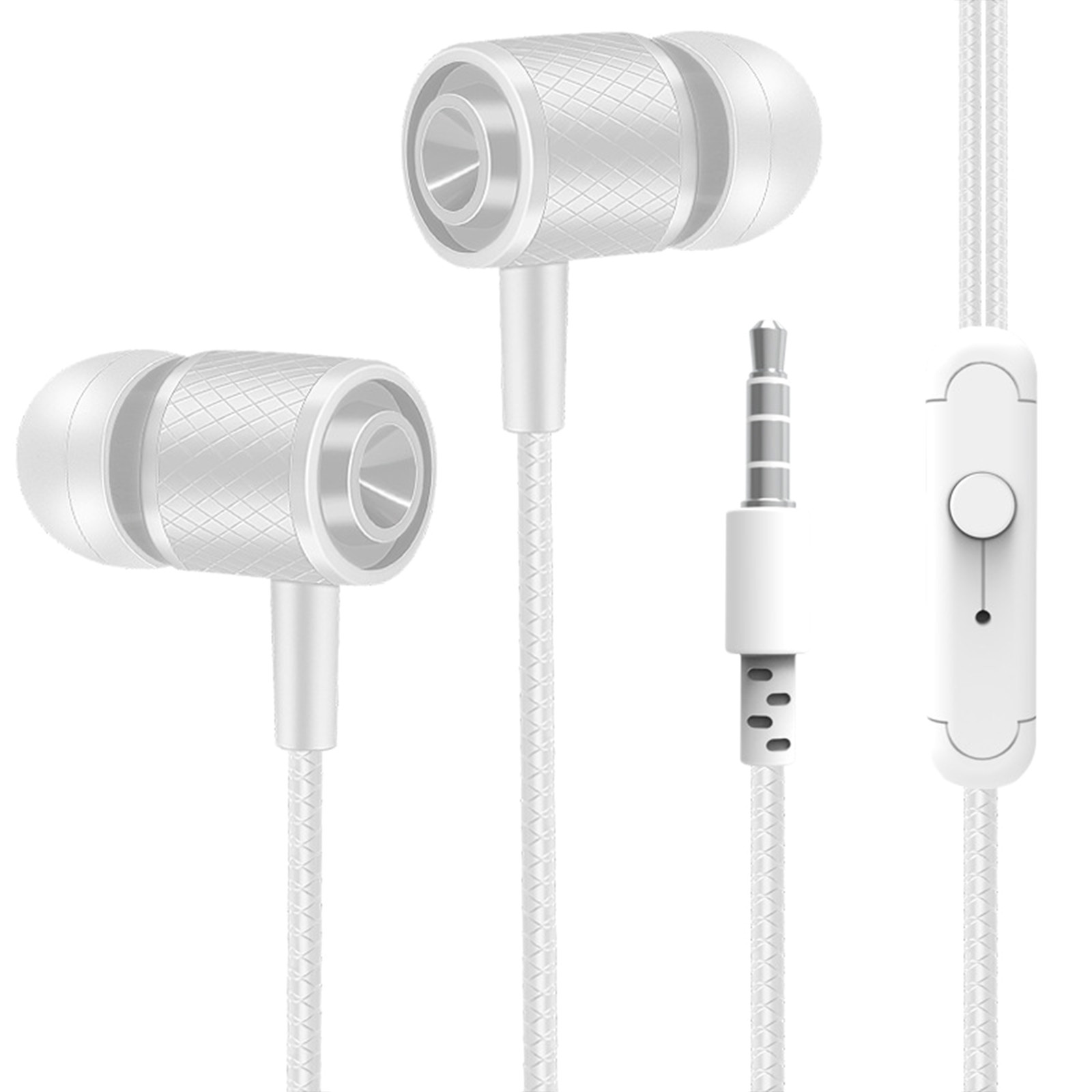 WIFKLSIIPG Earphones in Ear Headphones with Microphone 3.5mm Wired Earbuds for Ios and Android Smartphones Laptops Mp3 Gaming Walkman