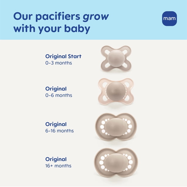 まーママ MAM Original Matte Pacifier, Assorted Colours 0-6 Months - Walmart.ca