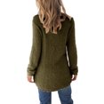 thumbnail image 2 of UKAP Chandail Femme Hiver Chaud Pull-Over Ample Loungewear Vert Armée L, 2 of 3