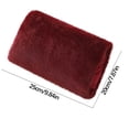 thumbnail image 3 of Meitianfacai Hand Warmer Hand Warmer Bag Solid Color USB Electric Heating New Style Removable And Washable Plush, Wine, 3 of 5