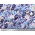thumbnail image 3 of Soimoi Poly Georgette Fabric Pug,Beagle & English Cocker Spaniel Dog Scene Printed Fabric 1 Yard 52 Inch Wide, 3 of 3
