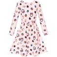 thumbnail image 2 of Robe Fille Imprimé Chêne Rose Pâle Manches Longues Princesse 2 Ans, 2 of 5