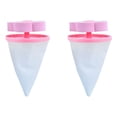 thumbnail image 1 of Washer Lint Catcher, 2-Pack Floating Filter Hair Removal Device for Washing Machines, Reduces Clogging & Protects Machine, Portable Wool Cleaning Supplies, 1 of 5