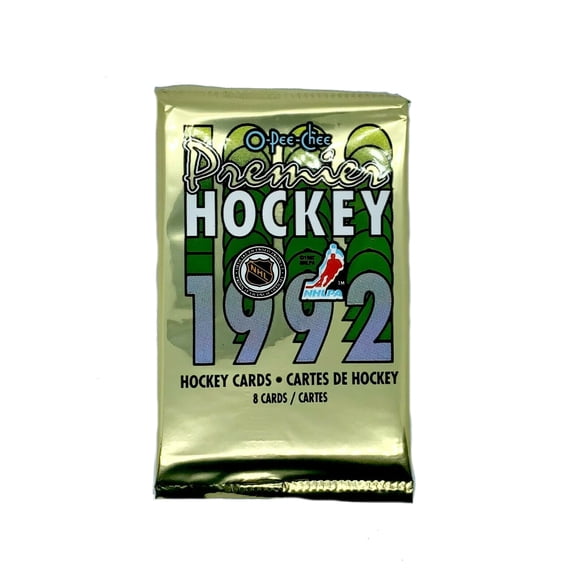 O-Pee-Chee Premier '92 NHL Hockey Pack 8 cards per pack