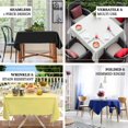 thumbnail image 4 of LNGOOR 108” Wholesale Round Tablecloth Polyester Round Table Linens For Wedding Party Banquet Restaurant -  WHITE, 4 of 10