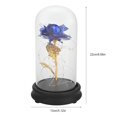 thumbnail image 4 of Fyydes 24K Gold Plated Rose Flower LED Light with Glass Cover Base Valentines'Day Wedding Gift, 4 of 8