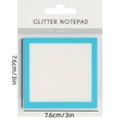 thumbnail image 3 of Notes Mignon Autocollant Note Mémo Blocs Transparents à Paillettes Blocs-Notes Papeterie à Travers Notes Petite Liste de Choses à Faire Off, 3 of 3