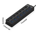 thumbnail image 3 of Usb 3.0 Hub,-Port Hub 3.0 Hub Four-Port Expander Usb Computer Splitter,Usb Hub for Laptop,Usb Splitter for Laptop,Usb Expander Hub, 3 of 9