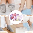 thumbnail image 1 of 6 Pcs Bas pour Enfants avec Bonne Élasticité Confortables à Porter Style Simple Bonne Fabrication Chaussettes Croisées Fille 10-12, 1 of 6