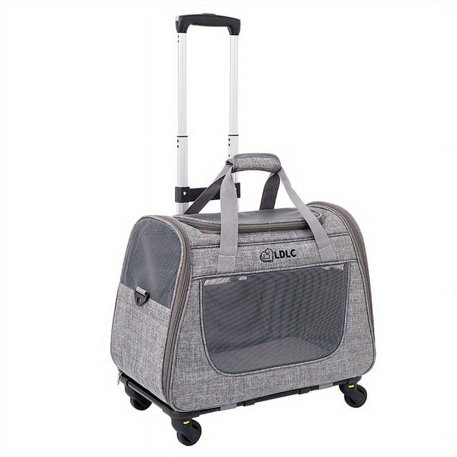 Sac pour Chat 2-en-1 à Roulettes : le Transporteur pour Chat Ultime avec Roues pour Votre Ami à Fourrure!