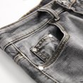 thumbnail image 4 of Teissuly Summer Shorts Discount Men's High-end Ripped Personality Camouflage Stitching Trend Shorts, 4 of 8