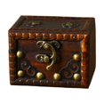 thumbnail image 2 of Jewelry Large Chest Collectibles Keepsakes Wooden Storage Decorative, For Backyard Barbecues, 2 of 3