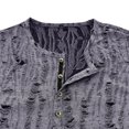 thumbnail image 3 of Hiiyo Men's Ripped Short Sleeve T Shirt, Sizes S-XXL, 3 of 4
