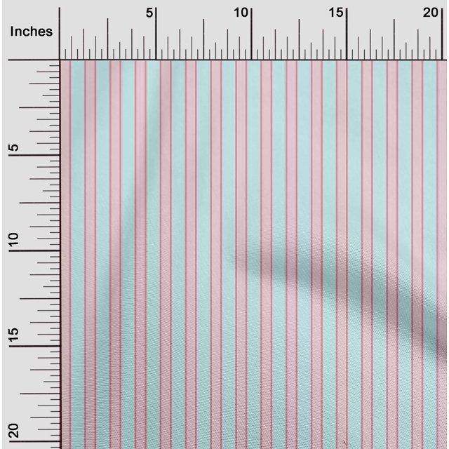 oneOone Silk Tabby Fabric Shadow Stripe Print Fabric BTY 42 Inch Wide