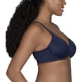 thumbnail image 2 of Vanity Fair Womens Beauty Back Full Figure Underwire Bra, 38D, Ghost Navy, 2 of 6