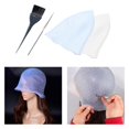 thumbnail image 1 of BELOVING Lot de 2 Chapeaux Réutilisables en Silicone pour Coloration, Blanchiment et Illumination des Cheveux avec Crochet, 1 of 10