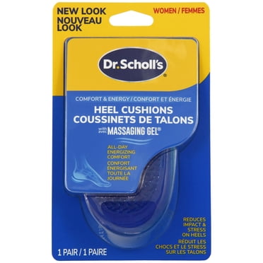 Dr. Scholl's Heel Cushions with Massaging Gel, Womens 6-10