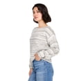 thumbnail image 4 of No Boundaries Women's Off-the-Shoulder Sweater, 4 of 6