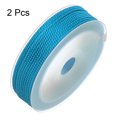 thumbnail image 3 of Unique Bargains 2 Pack Twisted Nylon Twine Thread Beading Cord 2mm 13M/43 Feet Extra Strong Braided Nylon String, Bright Blue, 3 of 6